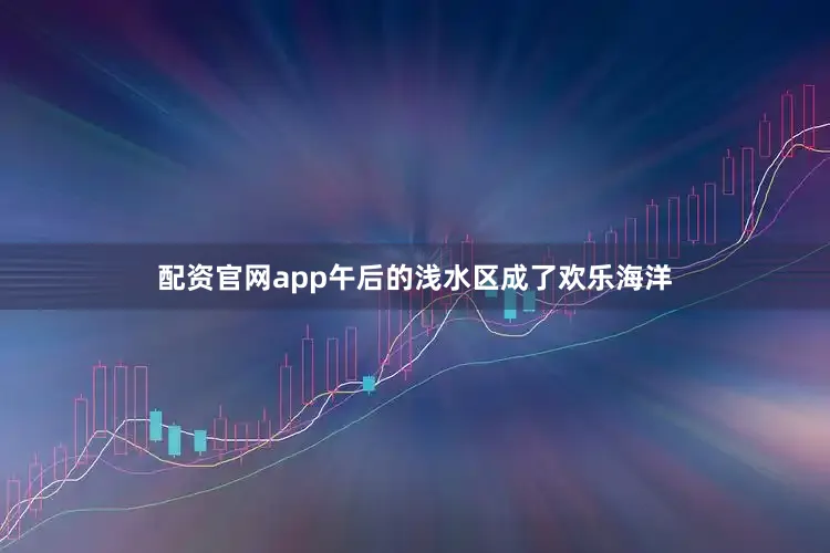 配资官网app午后的浅水区成了欢乐海洋